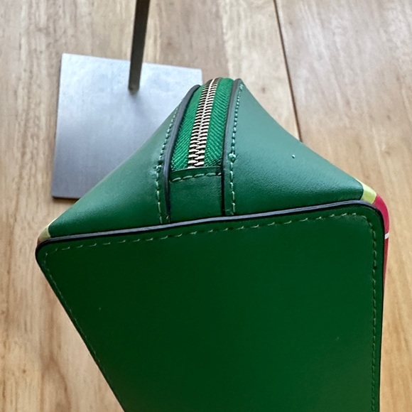 Kate Spade Green and Pink Watermelon Cosmetic Bag - Picture 5 of 8